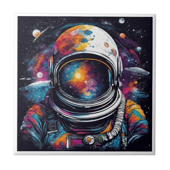 Azulejo Odisea cósmica - Experimente el abrazo del univers (Frente)