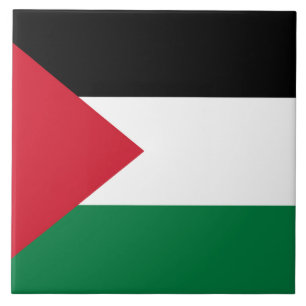 Azulejo oficialmente bandera del Estado de Palestina