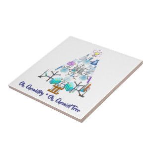 Azulejo Oh Química, Oh Árbol de Navidad del Químico