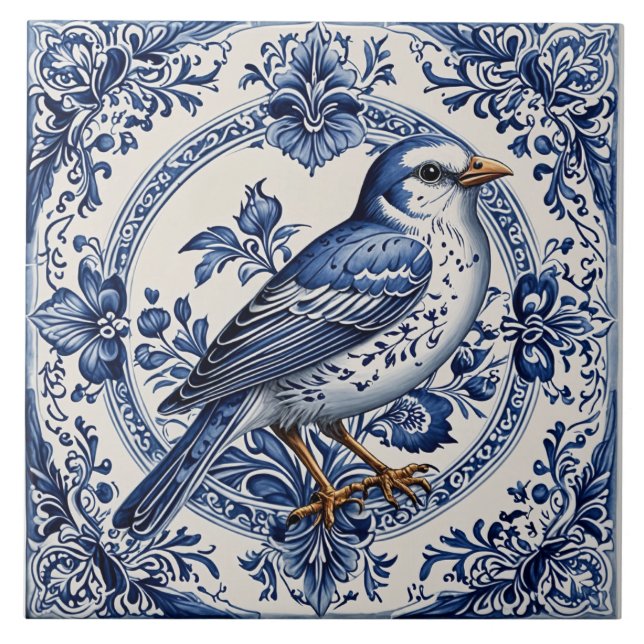 Azulejo Oiseau 1 (Frente)