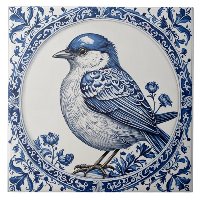 Azulejo Oiseau 3 (Frente)