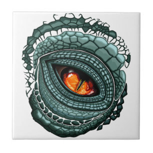 Azulejo Ojo de reptil depredador primitivo