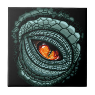 Azulejo Ojo de reptil depredador primitivo