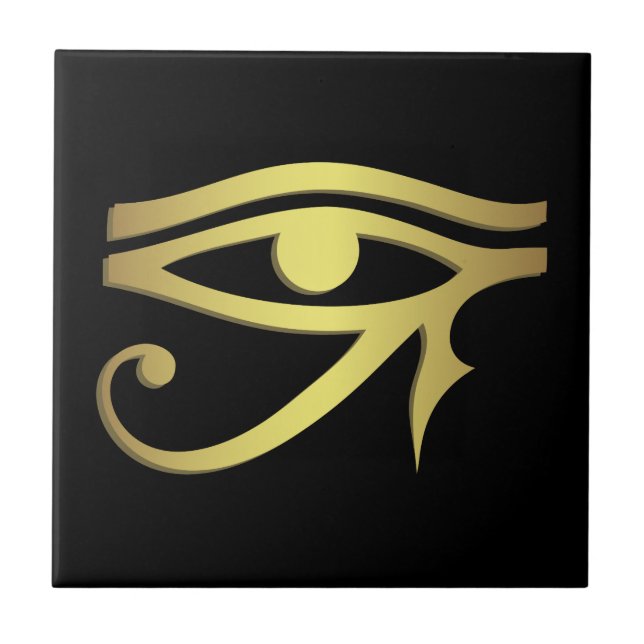 Azulejo Ojo del símbolo del egipcio del horus (Frente)