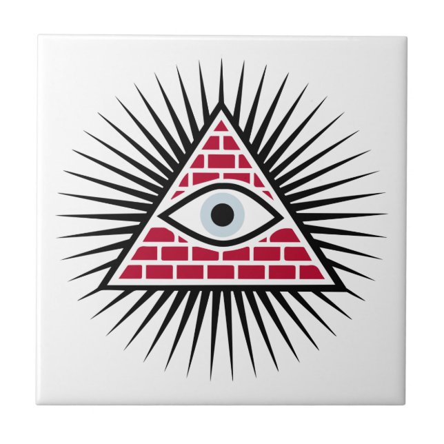 Azulejo Ojo masónico (Frente)