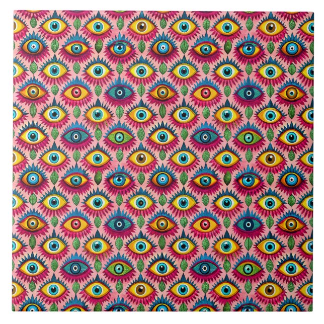 Azulejo Ojos brillantes (Frente)