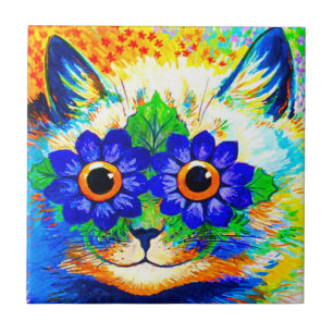 Azulejo Ojos de flor de gato