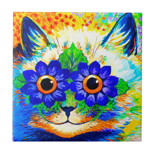 Azulejo Ojos de flor de gato (Frente)