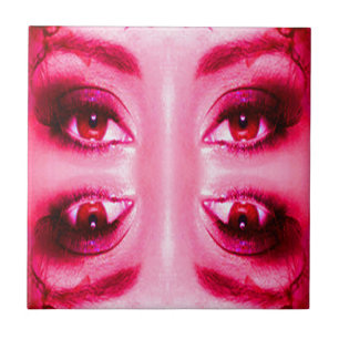Azulejo Ojos rojos
