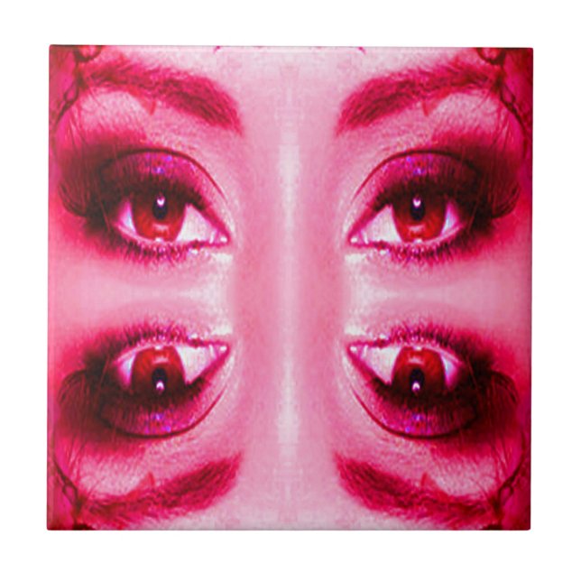 Azulejo Ojos rojos (Frente)