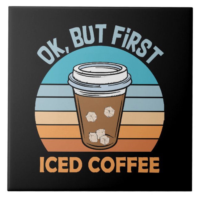 Azulejo ok pero primer café helado (Frente)