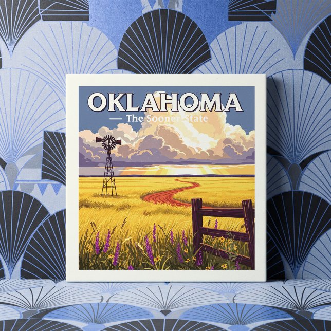 Azulejo Oklahoma vintage (Subido por el creador)