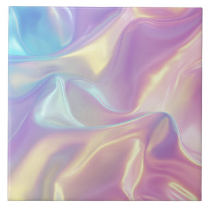 Azulejo Ola iridiscente holográfica