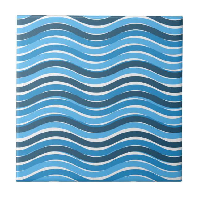 Azulejo Olas azules (Frente)