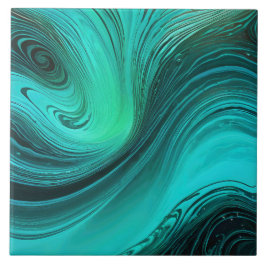 Azulejo Olas de aguas azules "Tarifa"