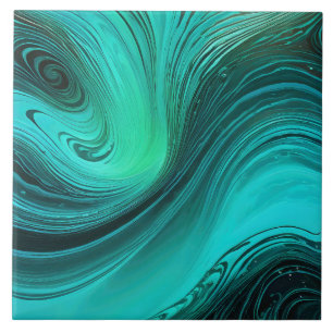 Azulejo Olas de aguas azules "Tarifa"