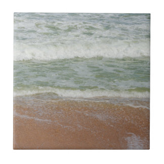 Azulejo Olas en la playa imagen tropical