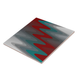 Azulejo Olas grises de Borgoña verde azuladas