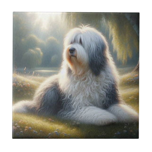 Azulejo Old English Sheepdog (Frente)