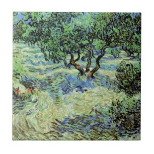 Azulejo Olivar por Vincent van Gogh