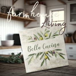 Azulejo Olive & Branches Rusticos Bella Cucina