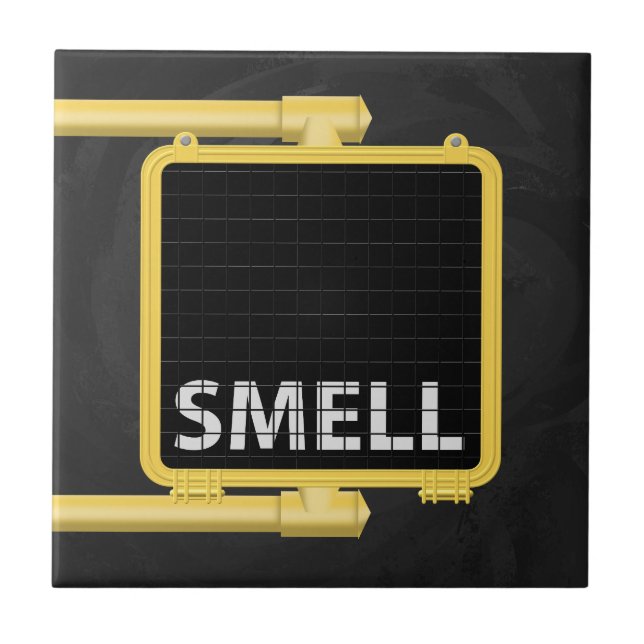 Azulejo Olor de Rótulo Crosswalk de Nueva York (Frente)