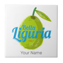 Azulejo Olor de vacaciones de cosecha antigua Liguria Retr