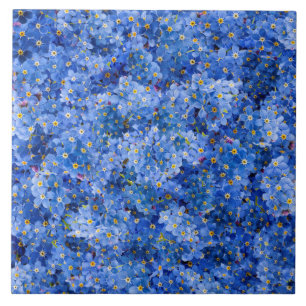 Azulejo Olvídenme del patrón de flores
