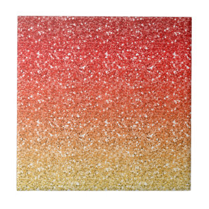 Azulejo Ombre ardiente con efecto del purpurina