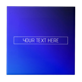 Azulejo Ombre de degradado azul y violeta brillante modern