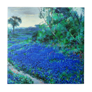Azulejo Onderdonk - Bluebonnets en la mañana sabrosa