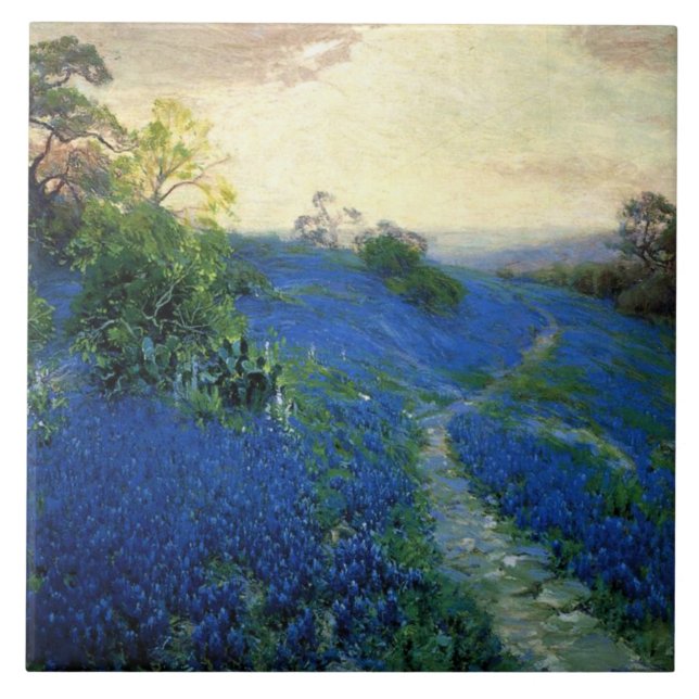 Azulejo Onderdonk - Campo azul (Frente)