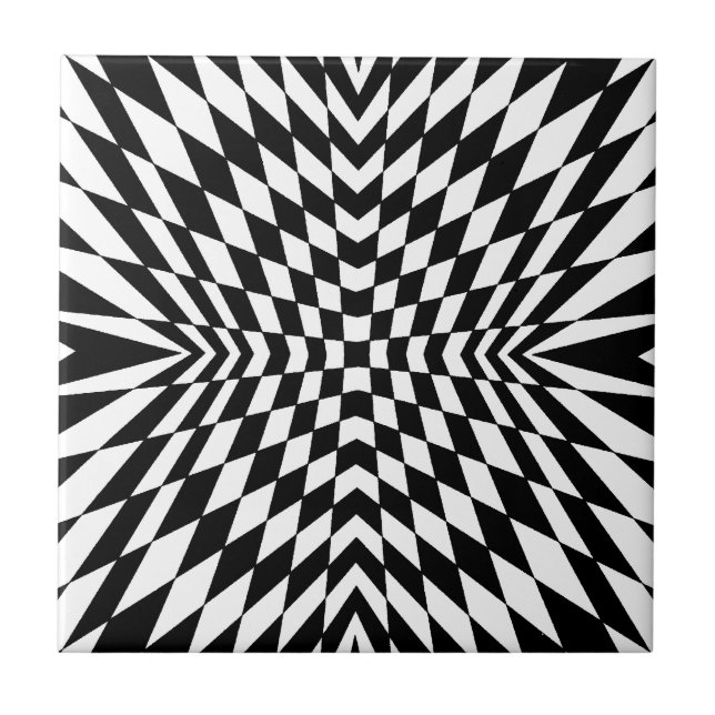 Azulejo OP-Art #10 en Emporio Moffa (Frente)
