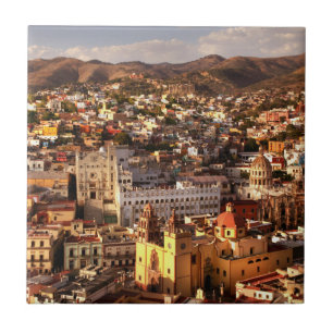 Azulejo Opinión de la ciudad desde arriba
