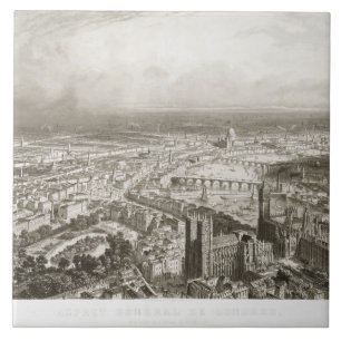 Azulejo Opinión del ojo de pájaro de Londres de la abad