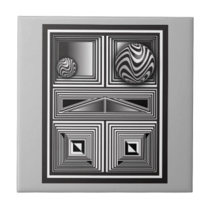 Azulejo Óptica a través de formas