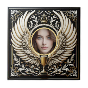 Azulejo Opulenta corona alada