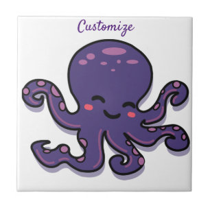 Azulejo Opulpo púrpura suave Thunder_Cove