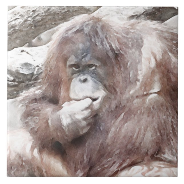 Azulejo Orang 2 acuarela (Frente)