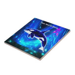 Azulejo Orca Cósmica