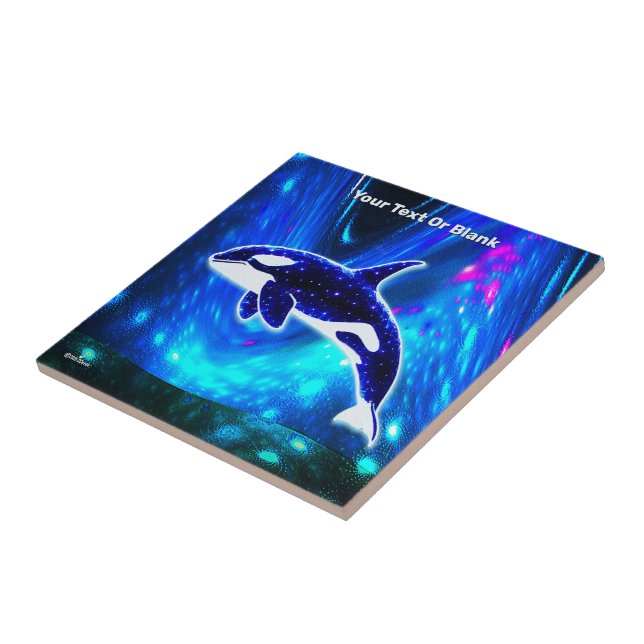 Azulejo Orca Cósmica (Lado)