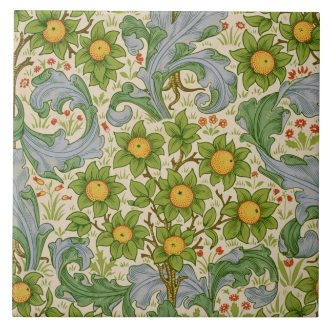 Azulejo Orchard, Dearle, 1899 (Frente)