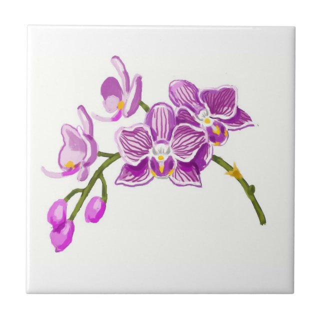 Azulejo Orchids  (Frente)