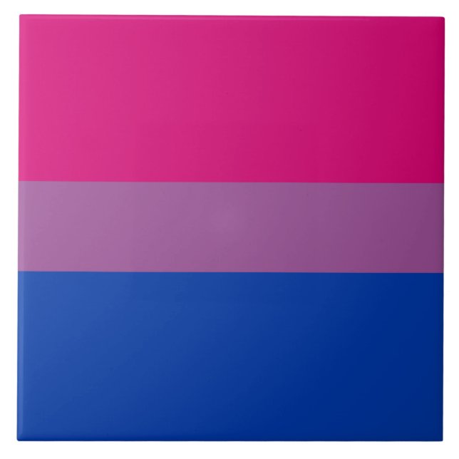Azulejo Orgullo Bisexual (Bandera Bi) (Frente)