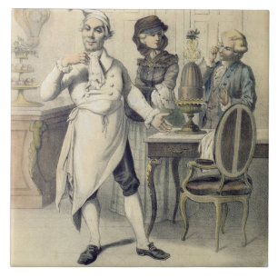 Azulejo Orgullo en la cocina, de una serie de depi de las