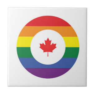 Azulejo Orgullo gay de Canadá