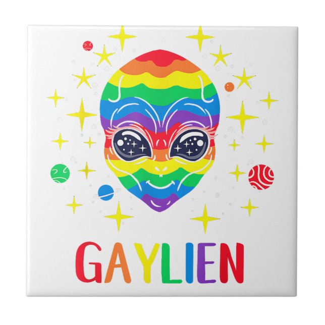 Azulejo Orgullo Gaylien Gay (Frente)
