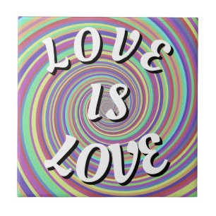 Azulejo Orgullo Love Is Love