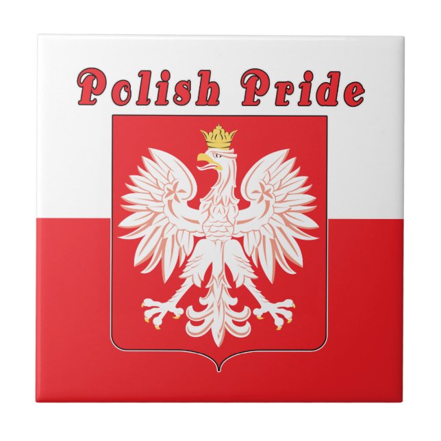 Azulejo Orgullo Polaco Águila (Frente)