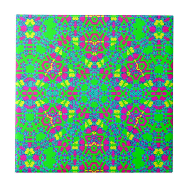 Azulejo Origami Mauve Green Multi (Frente)